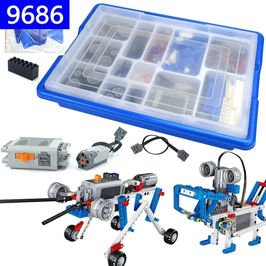 New arrivals Kids games Toy 9686 Building Blocks For 6-8 years old Children Building Blocks assembly technical Kits Toys 9686