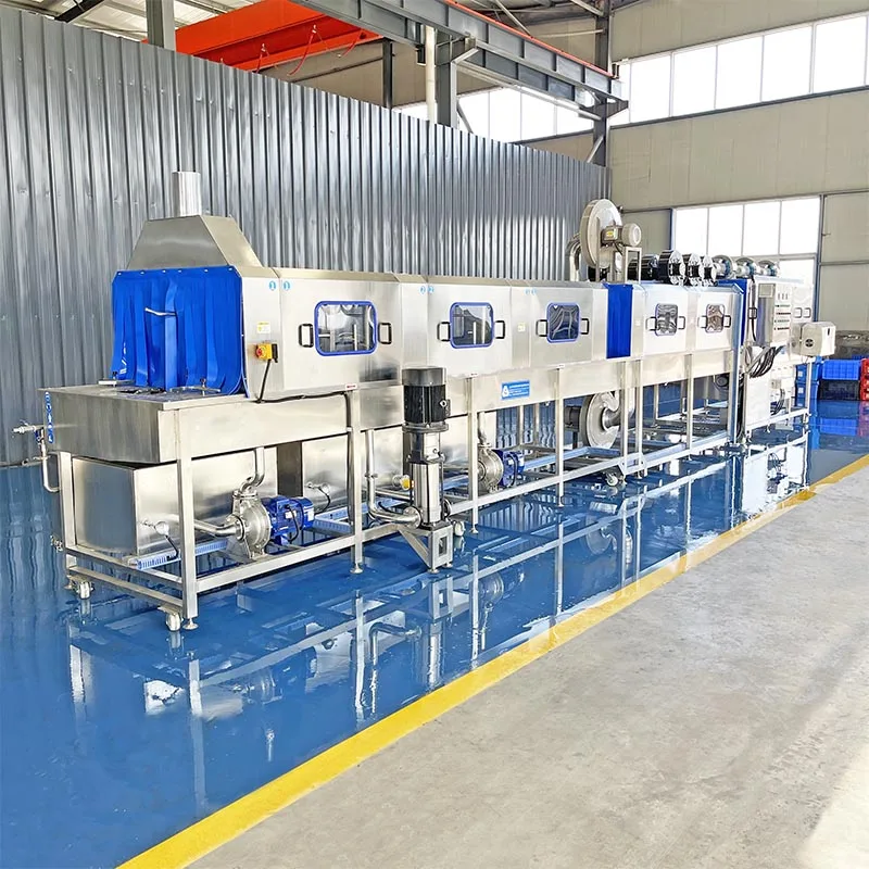 Automatic bakery trays cleaning machine industrial baking tray washer