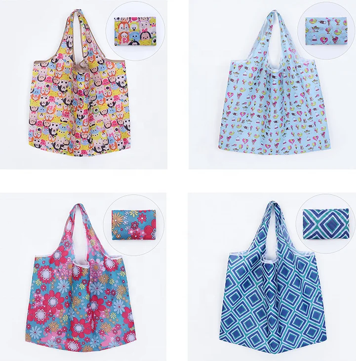 
Cheap heavy duty shopping bag waterproof grocery bag nylon vest bag 