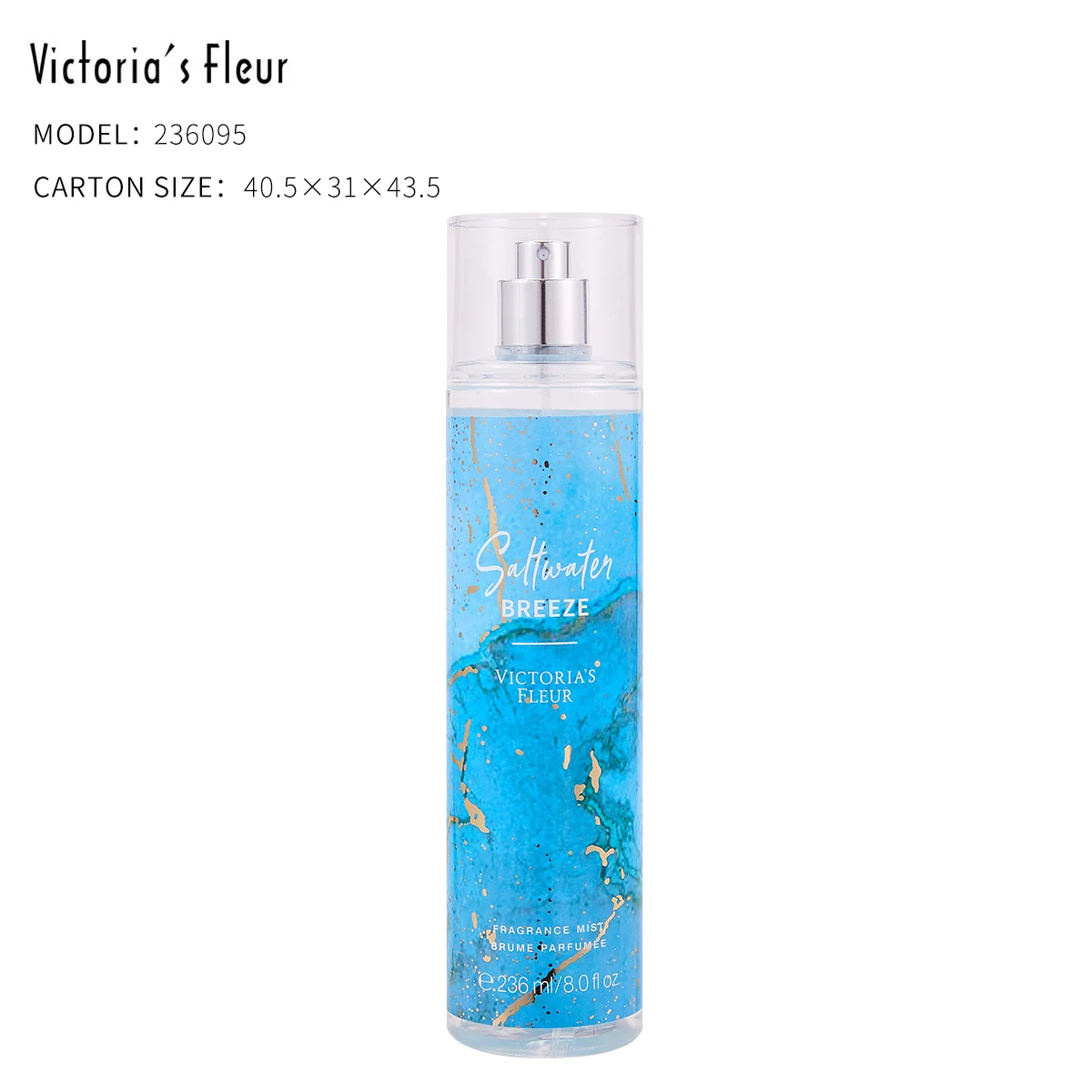 VICTORIA`S FLEUR Long Lasting Perfume 236ML Ladies Body Spray Original Women Perfumes
