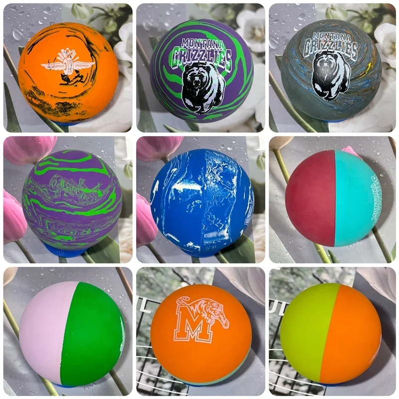 Wholesale 60mm Customized Brand Logo High Bouncing Natural Rubber Basketball Toy Jumping Ball