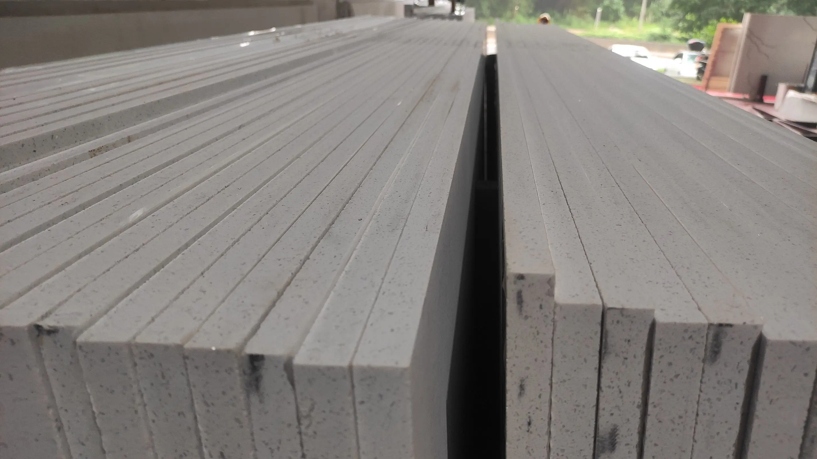 Polished White Mirror Quartz stone quartz white galaxy sparkle Wholesale Price Artificial Marble Stone Veneer for countertops