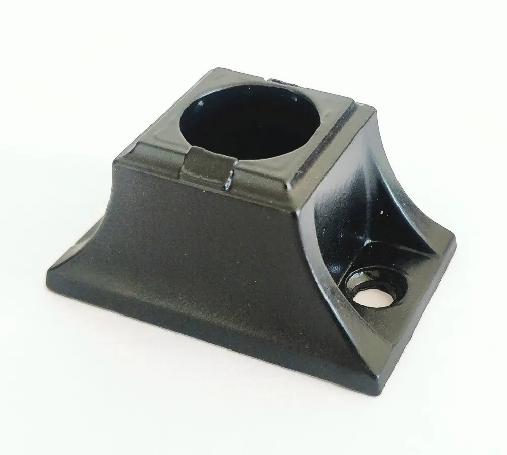 OUYA Baluster Shoe Easy Fit Flat Aluminum Stair Spindle Connectors with Screws