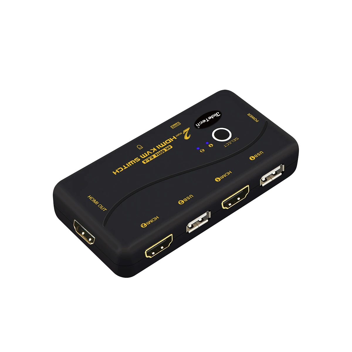  KVM HDMI переключатель 4K USB 2 входа 1 выход 4096x2160 @ 60