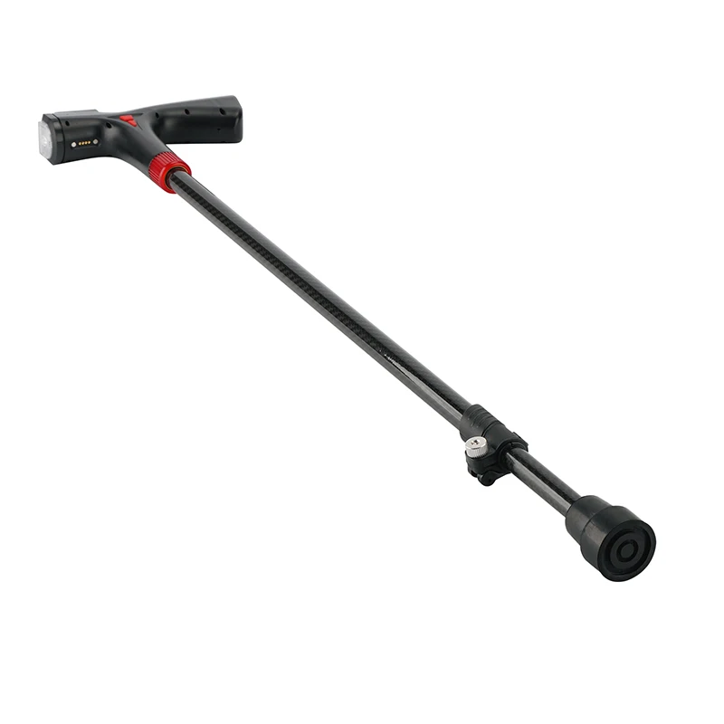 Old Man Smart Walk Stick with Fall Detection Alarm for Elderly GPS Hiking Safe Walking Cane Real Time Tracking and Radio Music