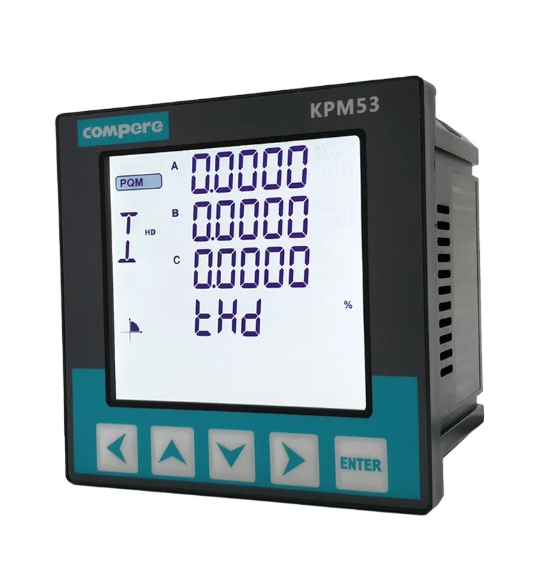 Compere KPM53 400V 3 Phase Multi Function Smart Energy Meter Intelligent High Quality Power Meter With RS485