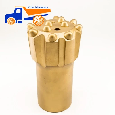 76T38 Button Bit Mining Tunnel Construction Ore Mining Taper Bits Extension Rods Drilling Equipment Hole Drilling 1 Piece