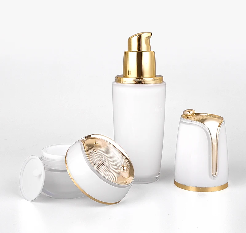 5 10 15 20 30 g 20 30 80 ml customize luxury package cosmetic emulsion bottle set skin care pot cream acrylic