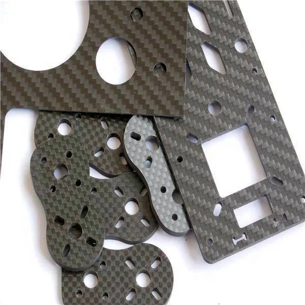 light weight cnc cutting drones parts 3k carbon fiber sheets/blocks/plates price list