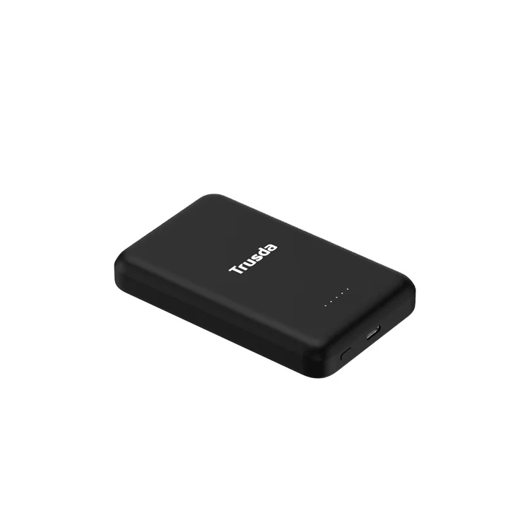 Лидер продаж TRUSDA RC1.5W Эксклюзивный Уникальный дизайн магнитный беспроводной внешний аккумулятор 5000 мАч Qi-зарядка для всех