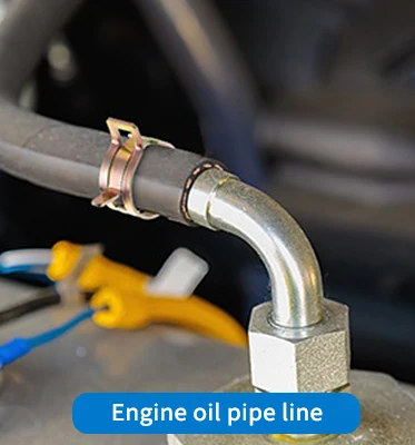 Zinc plated stainless steel type pipe hose clamp clip heavy duty truck exhaust metal spring clamp