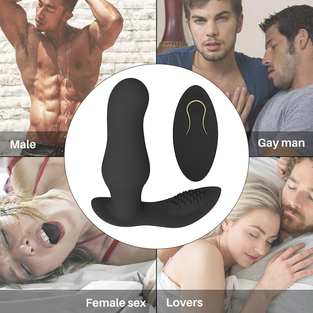 Life waterproof Sex toys shop Anal plug set dildo anal remote control 7-frequency vibration anal beads for women