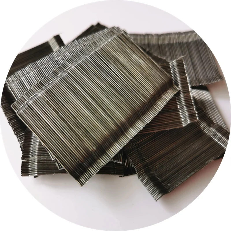 Yusen Manufacturing Steel Fiber In Straight Wave Waved Wavy Corrugated Price For Shotcrete Construction  Hydropower Stationi