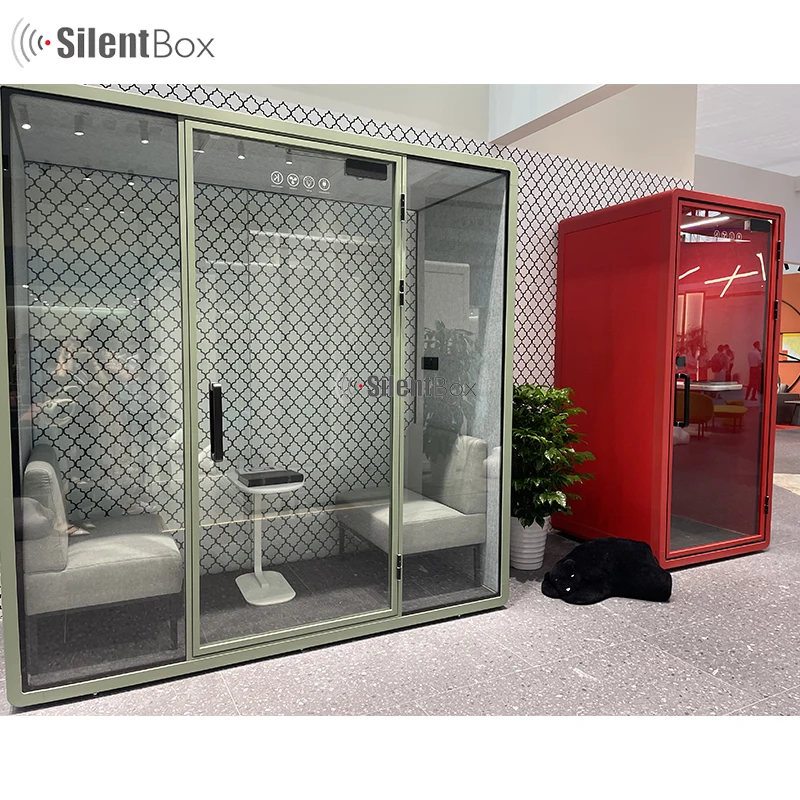 New design movable soundproof acoustic booth vocal recording booth office phone booth