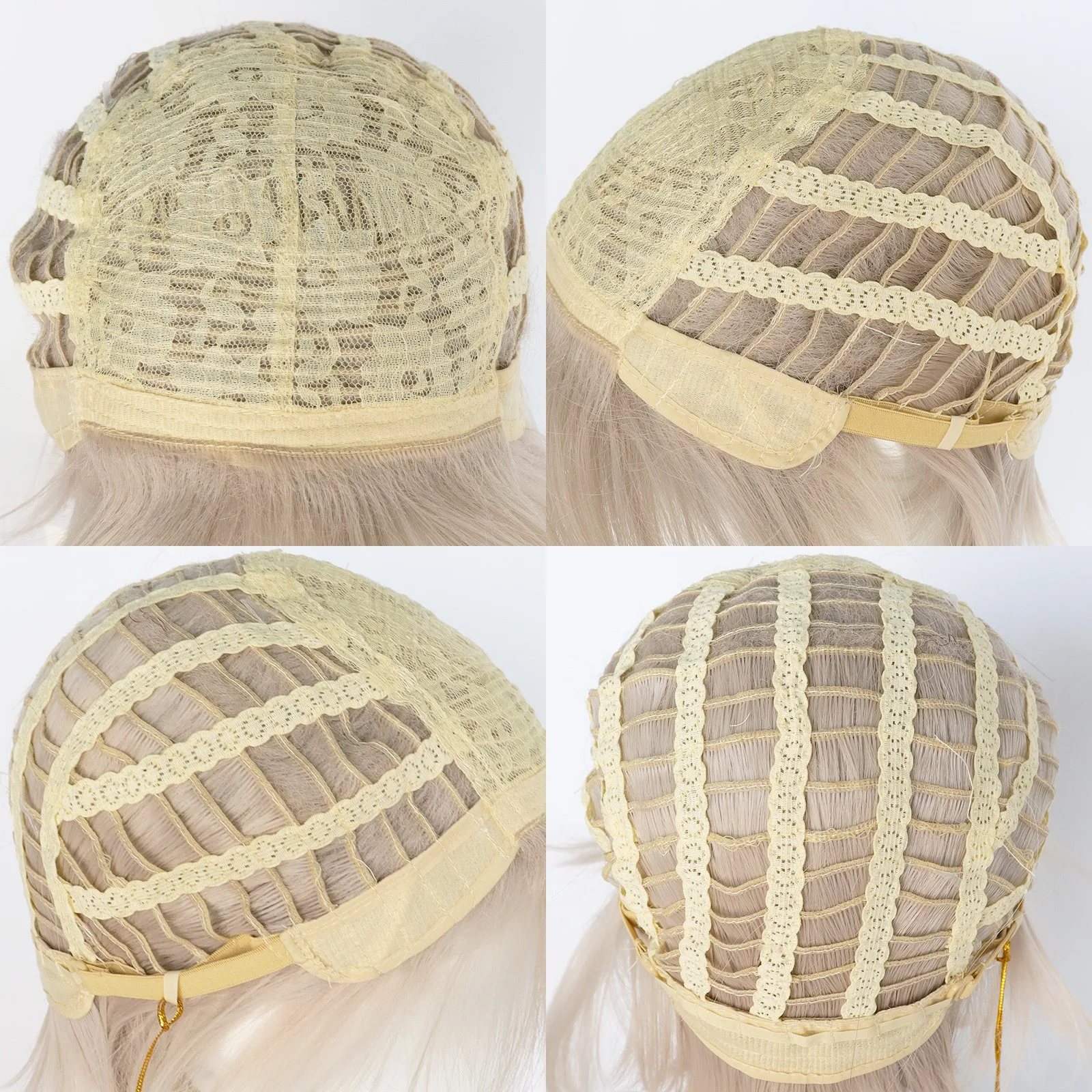 Anogol Bungou Stray Dogs Atsushi Nakajima Linen Grey Cosplay Wig 30cm hot selling wig short hair