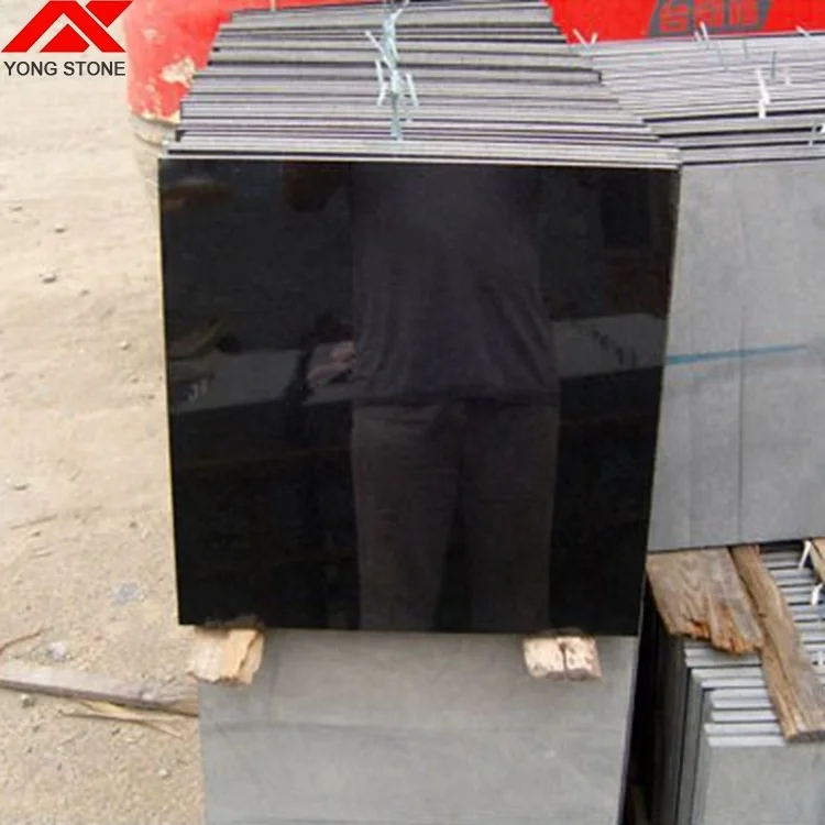 Хорошее качество Shanxi 30 мм Толстая черная гранитная плитка 80x80