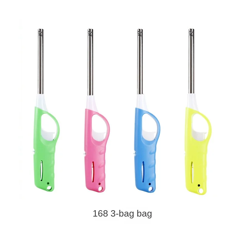 Wholesale Cheap Butane Jet Flame Torch Kitchen Colour Windproof Refillable Lighter for BBQ and Tobacco Use