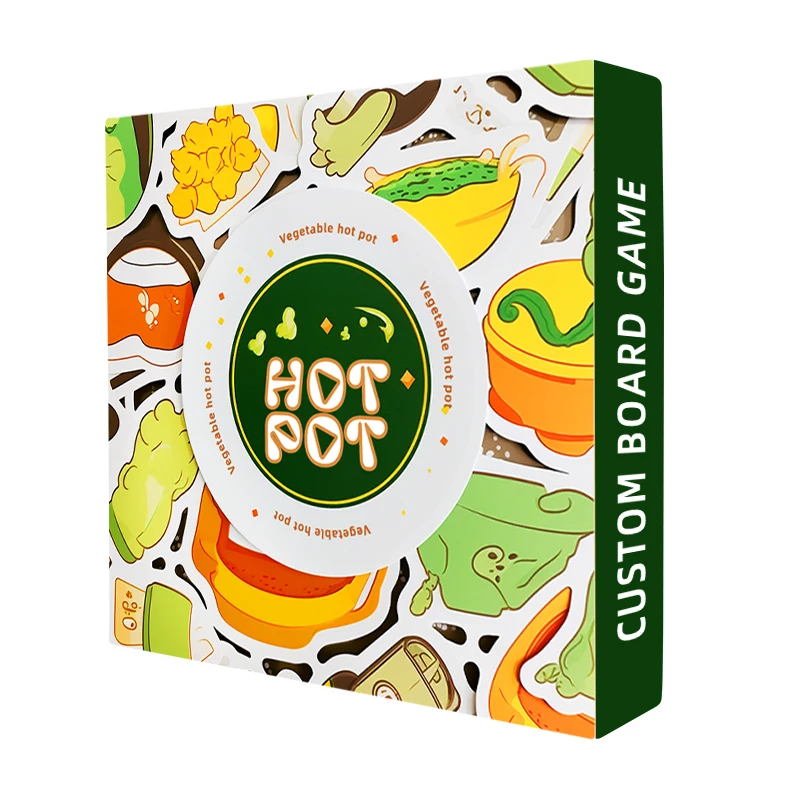 Game Board Manufacturer Factory Printed Paper Box Cardboard High Quality Design Logo Adults Foldable Fun Kids Family Board Game