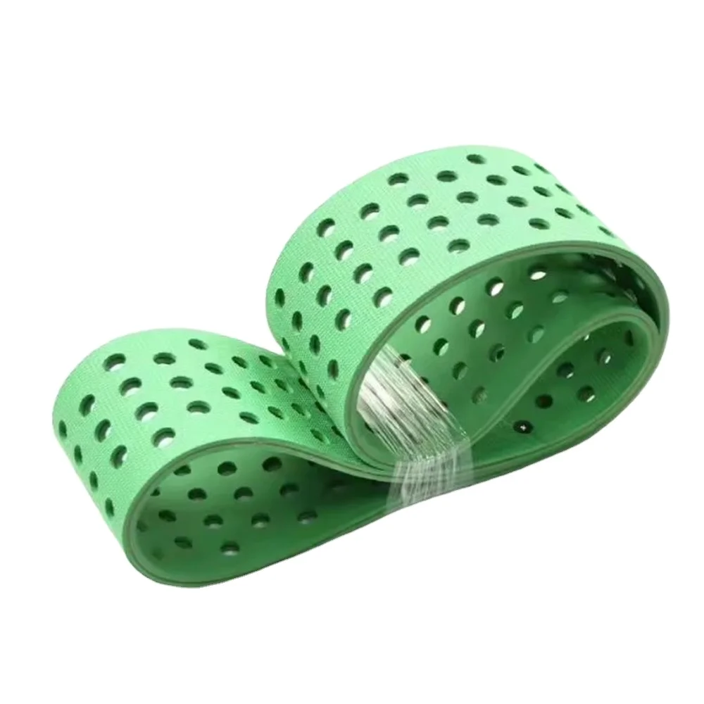 Timing Belt Factory Direct Sale Komori Spare Parts Special Custom Seamless Slotted Red Rubber Coated Printing Machinery Parts