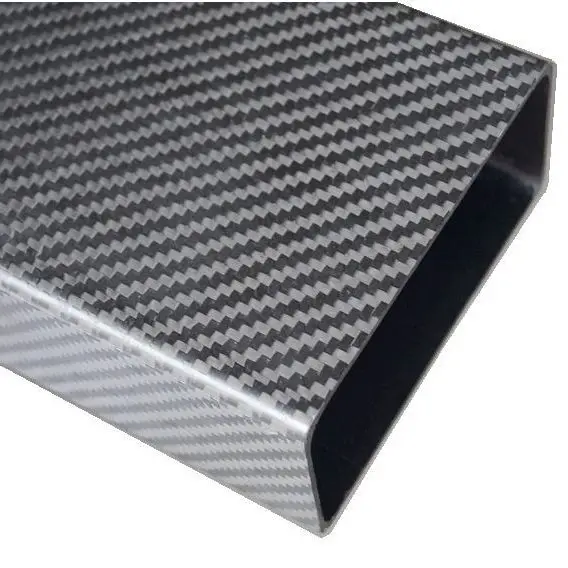 carbon fiber large size twill matte carbon fiber rectangular tubes suppliers 20mm 22mm