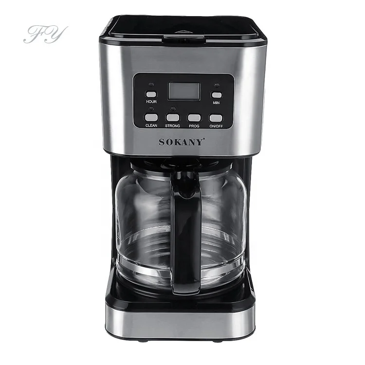 EU spot wholesale Coffee machine with grinder 950w electric American drip coffee machine bean to cup coffee makers