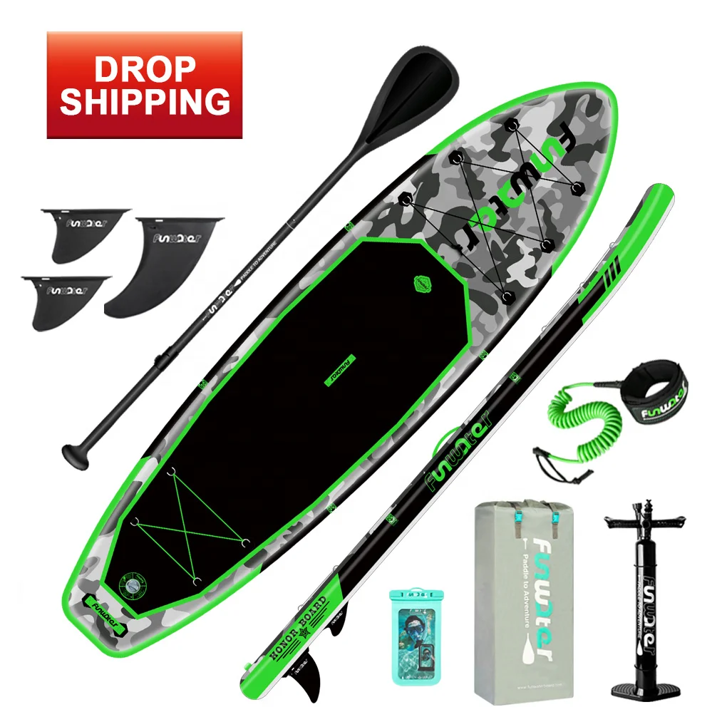 FUNWATER Drop Shipping sup-board big paddleboard high quality inflatable sup stand up paddle board stand-up paddleboarding