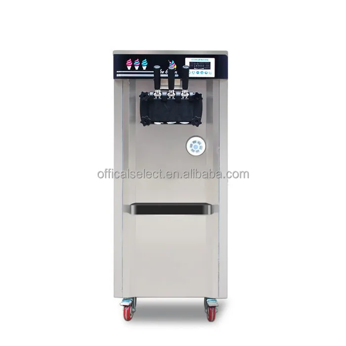 Commercial 3 Flavor Soft Ice Cream Machine For Sale