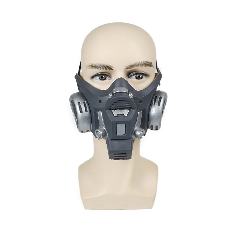 Spot supply poison gas latex mask personality creative half face stage makeup props latex mask