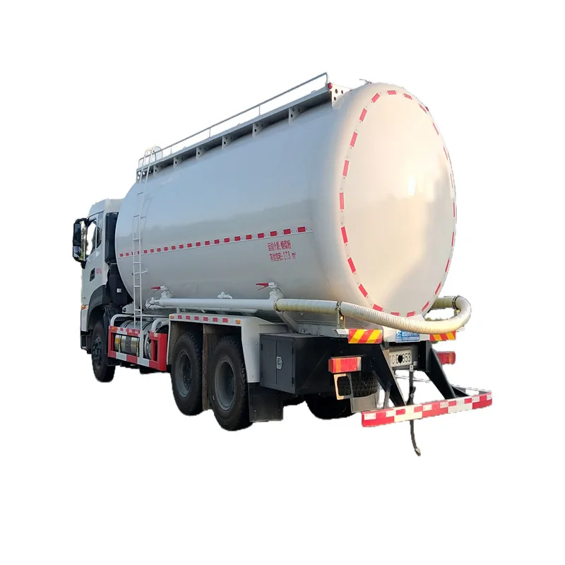 Natural Gas Mortar for Dry Mixing Tanker 28 Square Powder Particles Material Vehicle Rear Double Bridge Liquid Supply Vehicle Bi