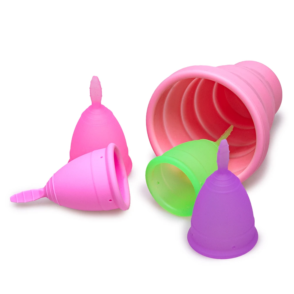 Hot Menstrual Cups 100% Medical Silicone Copa Menstrual Cup Women Period Cup Manufacturer
