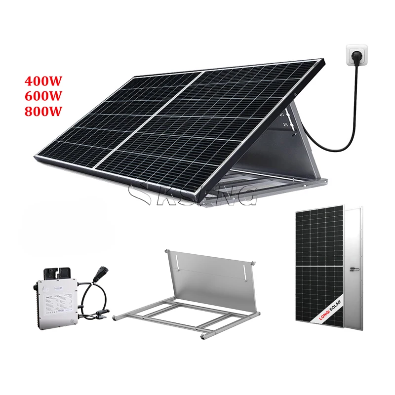 Eu stock plug and play solar kit 400W 600W 800W Balcony Solar System Small On grid Solar Balcony Power Plants Balkonkraftwerk