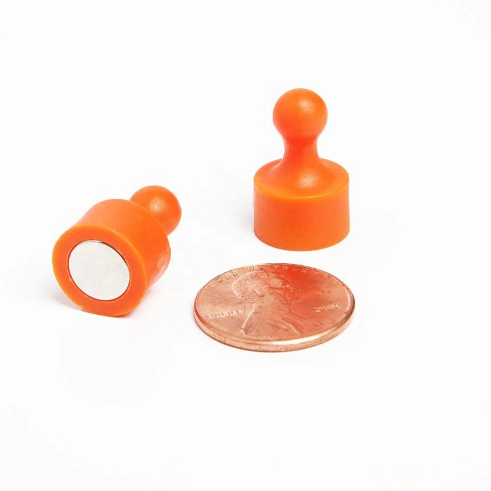 Hot Selling Plastic Pawn Magnets Magnetic Push Pin Of Fridge