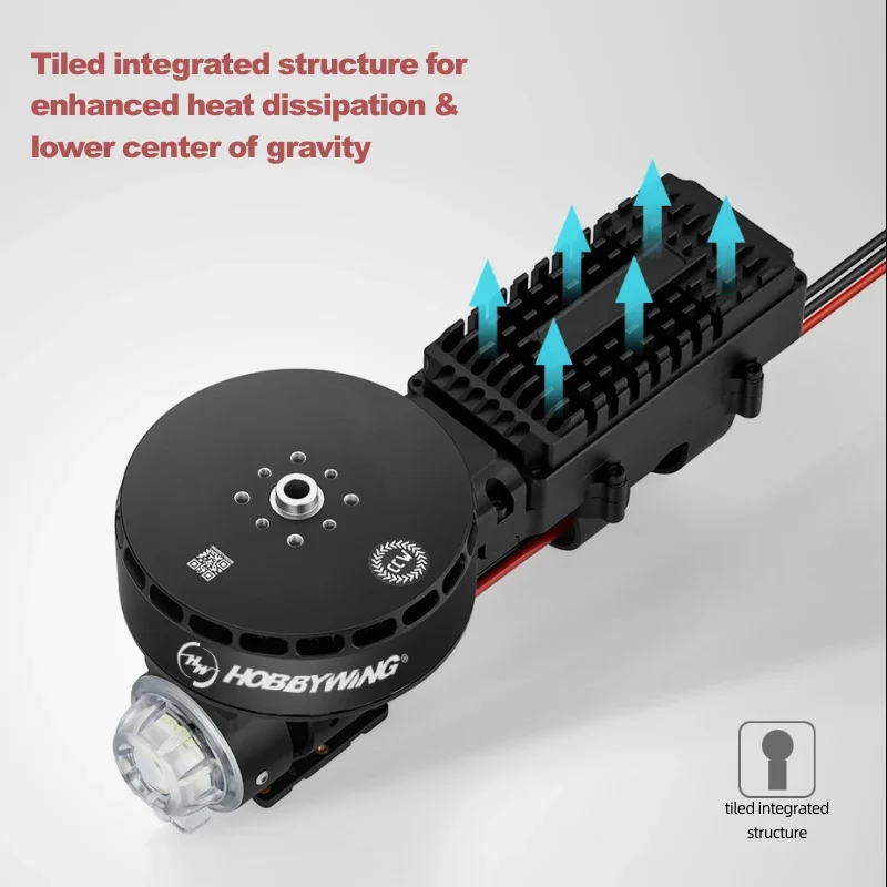 Brushless 3000w electric dc big motor iron core linear motor foc esc 50 kg thusth 4-axis 6-axis large drone motor with propeller