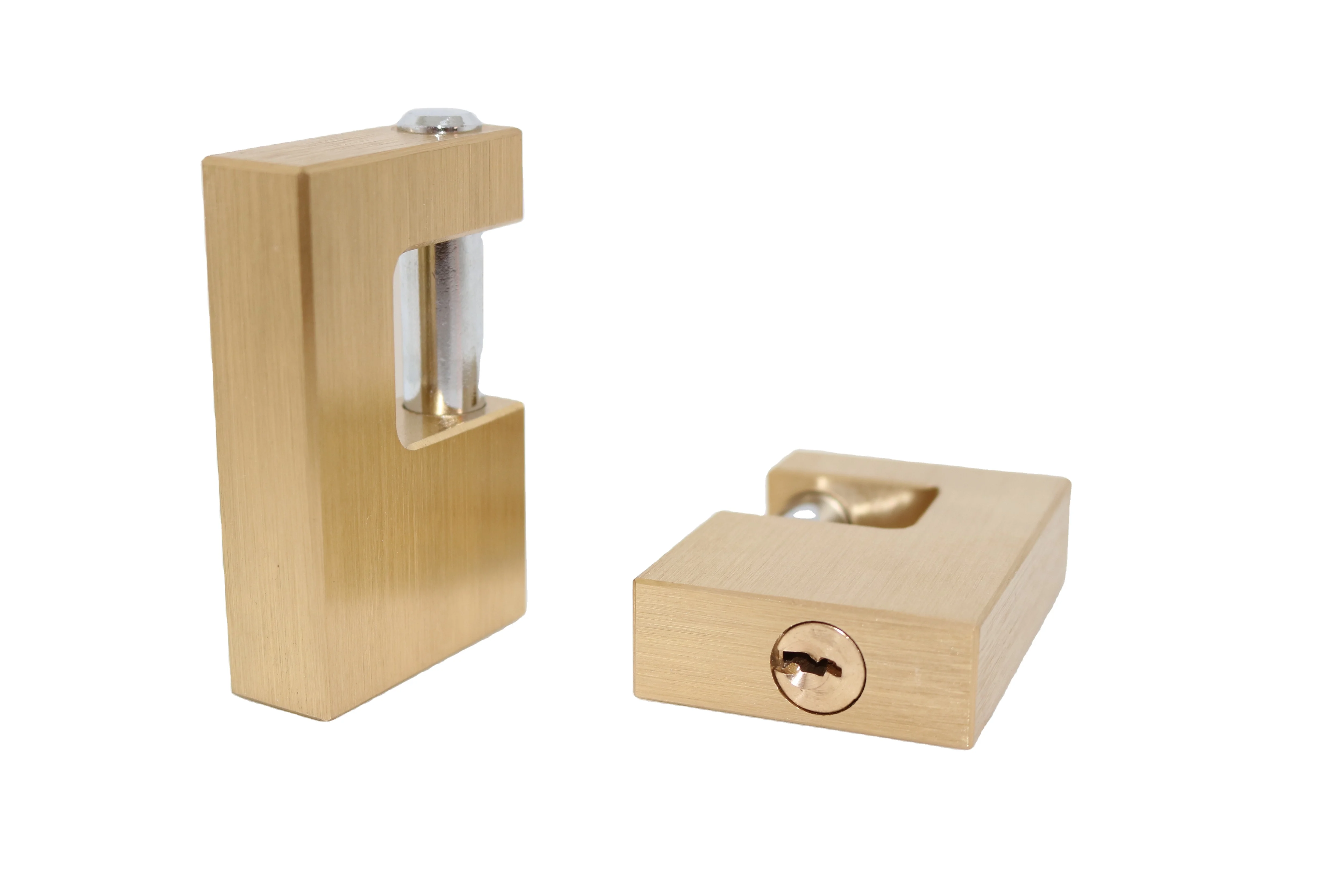 50 мм-90 мм Прямоугольный латунный навесной замок