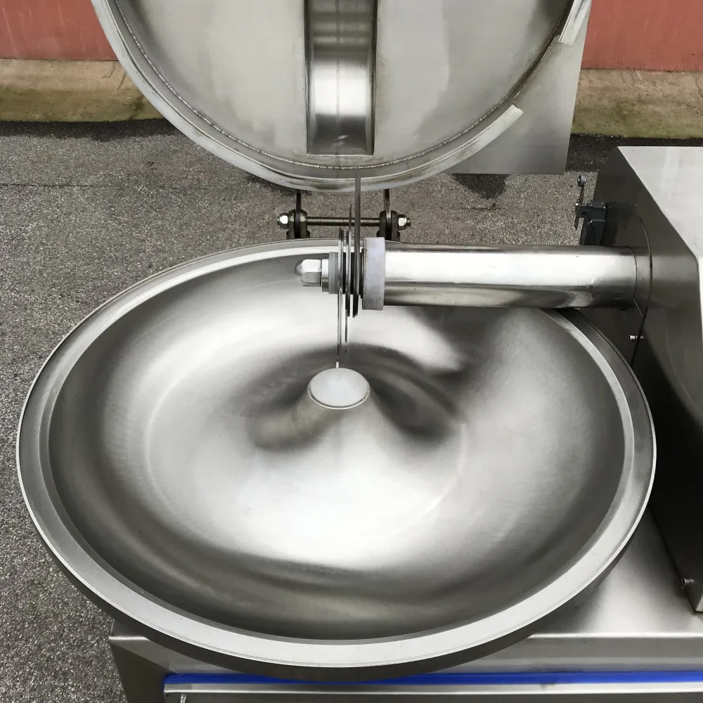 Automatic meat emulsify bowl cutter machine stainless