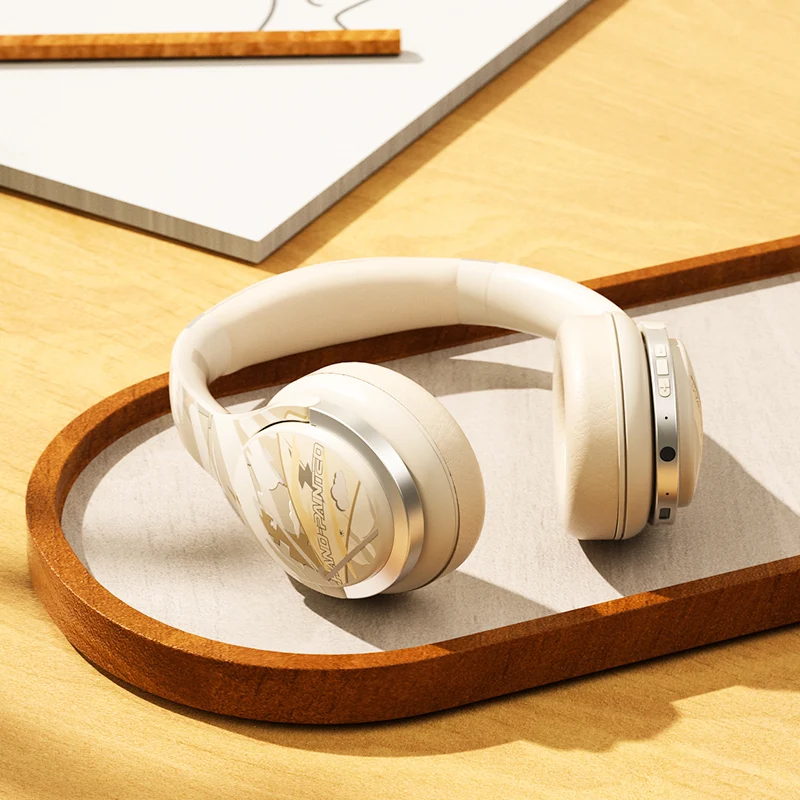 EL-A6 ANC Wireless Headphone OEM Over Ear For Adults Classical DJ Headsets Silent Disco Headphones LED Studio