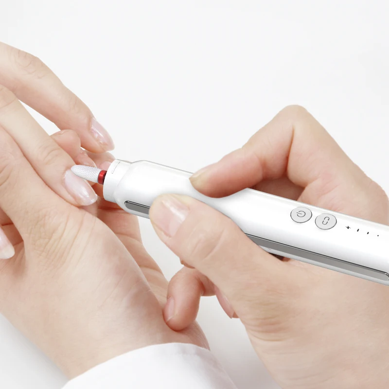 USB Rechargeable Manicure Machine Set 15000RPM Mini Nail Pen Portable Manicure Equipment LED Light Manicure Drill Nail File Tool
