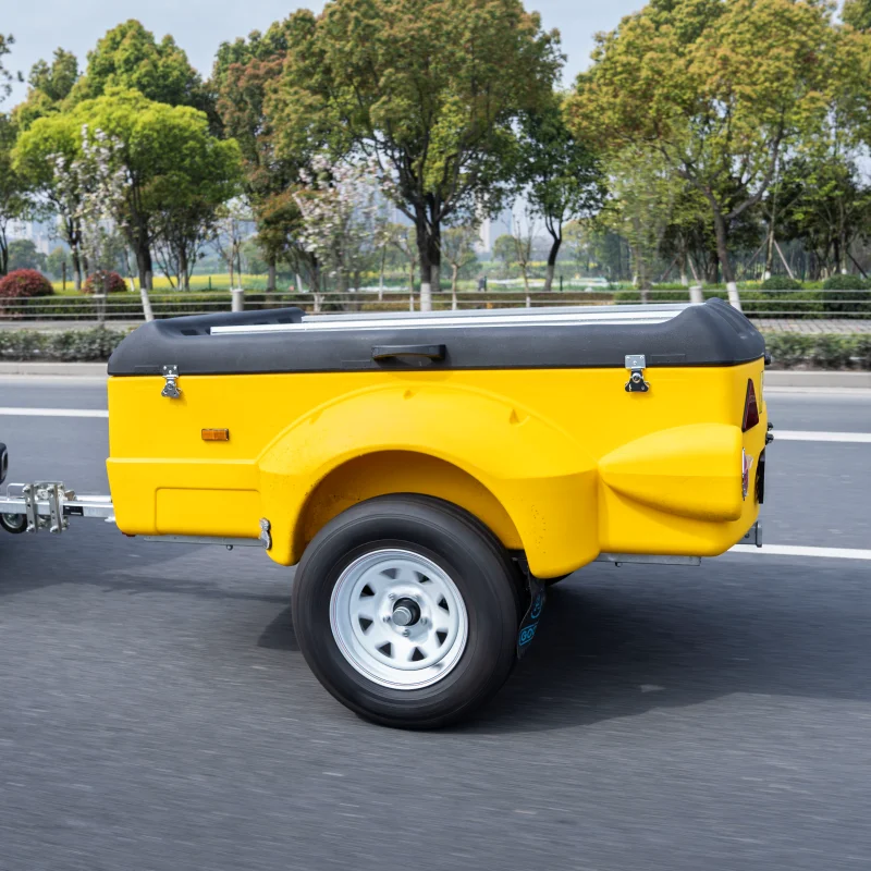 China Factory Mini Camping Utility Plastic Trailer New Design Truck Campers Motorhomes Caravans Rv Travel Trailer