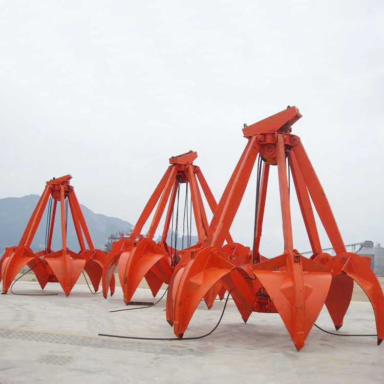 Steel Mill Iron Scrap Clamshell Grab Bucket