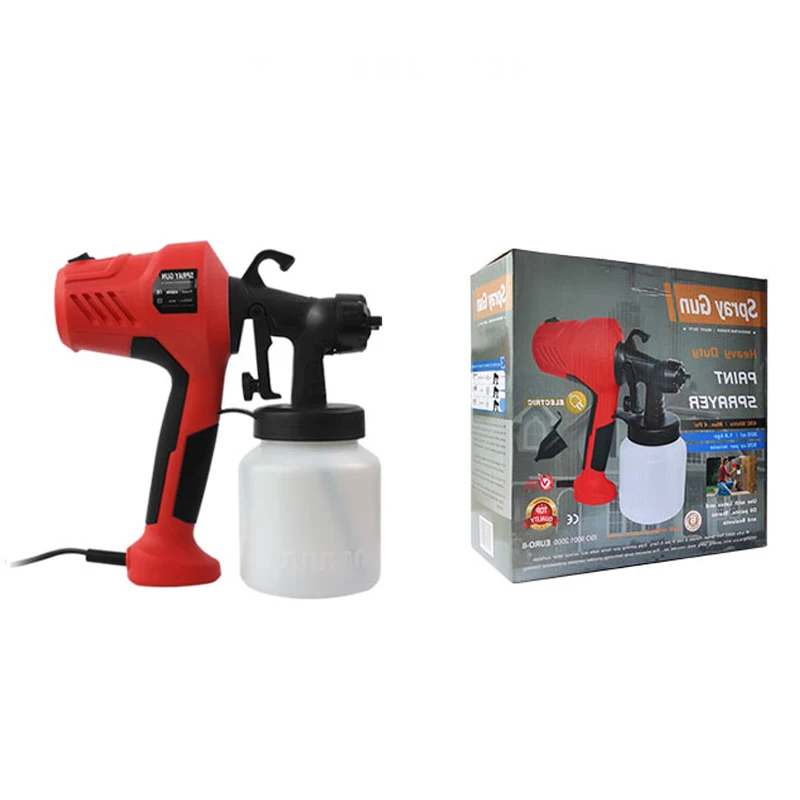 Home Wall Disinfection 800ml 400W Power Painting HVLP Airless Paint Sprayer Portable Electric Spray Gun