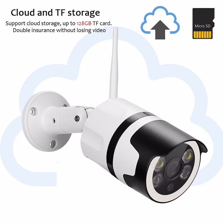YCC365 Plus 1080P Real-Time Mobile View Wifi Camera Bullet PTZ Waterproof IP66 Outdoor Wireless Cctv Camera
