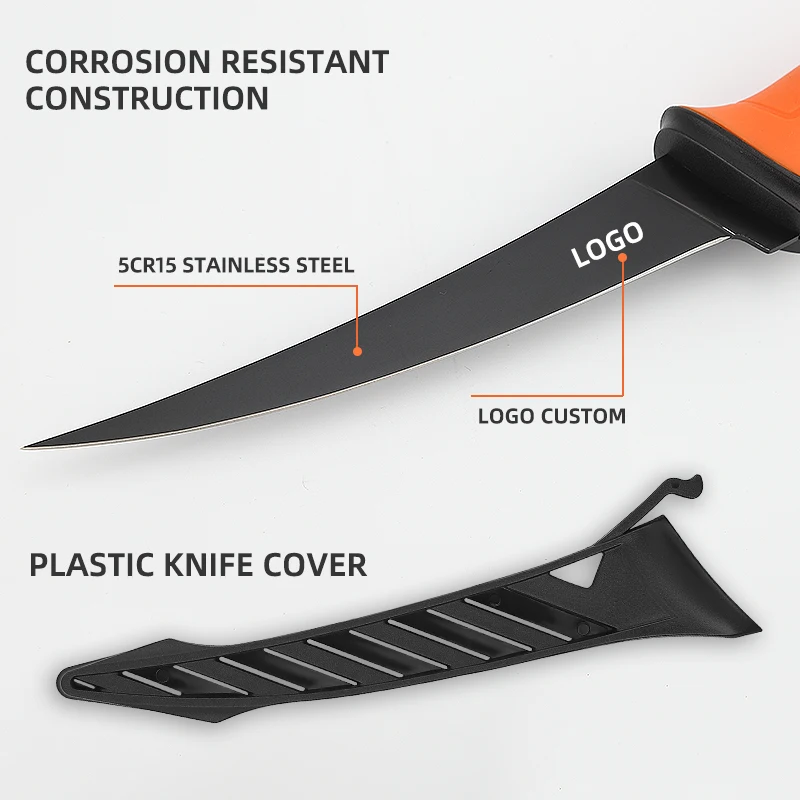 Fillet Knife Set , 4-Piece Professional Fishing Knife for Filleting and Boning