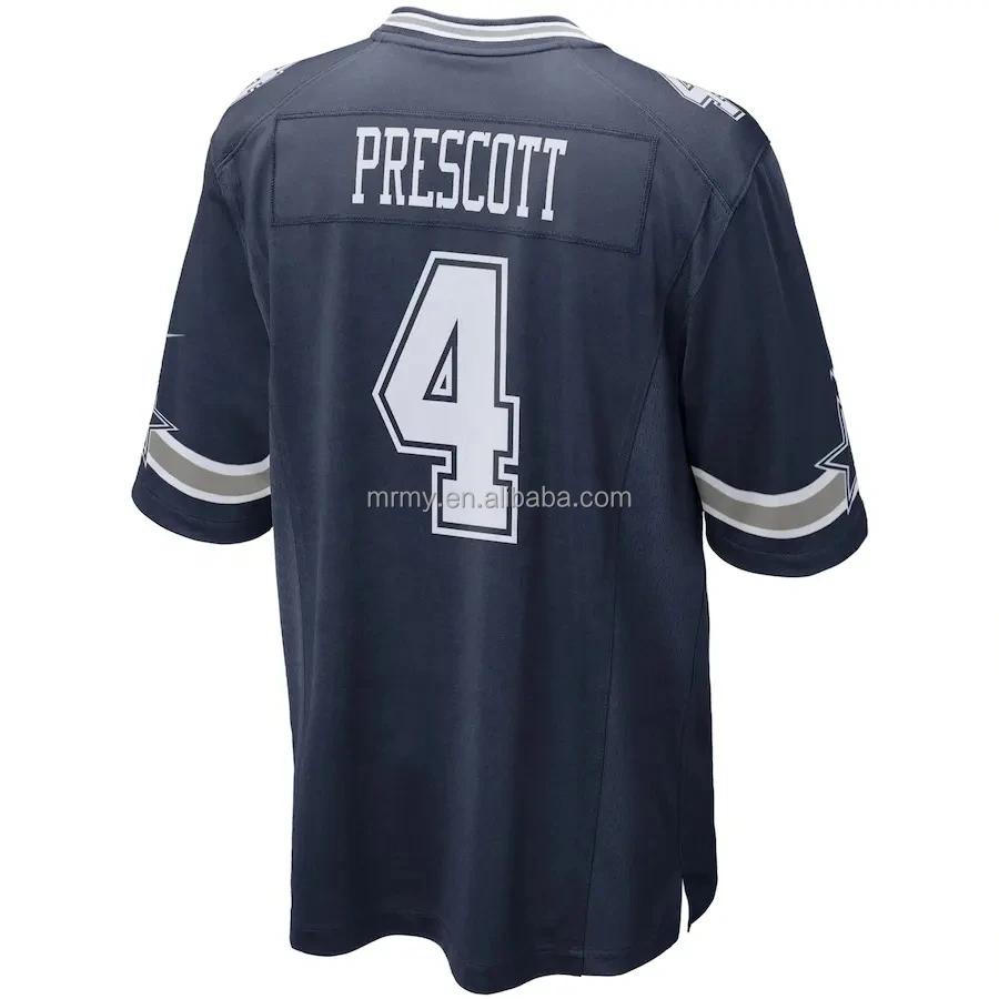 Лучшее качество #4 PRESCOTT #11 PARSONS #21 ELLIOTT #88 ягненок майка для американского футбола