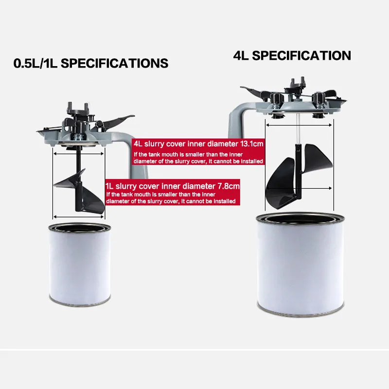 coating mixing slurry cover stirrer