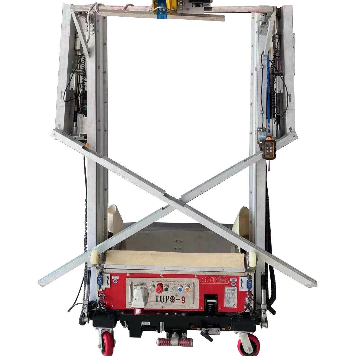 Excellent Tupo 9 Automatic Renda Rendering Plastering Machine Price Robot