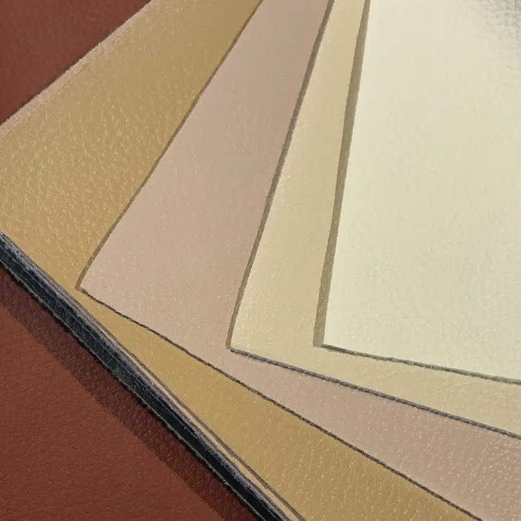 Fabric Silicone Synthetic Abrasion Resistant Breathable Faux Leather Luxury Real Leather Looking For Indoor Fur