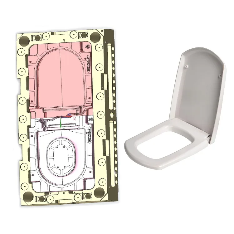 Wholesale Soft Close High Quality Wall Hung Toilet Replacement Lid Strong Durable Toilet Seat Cover Mould For Cersanit Toilet