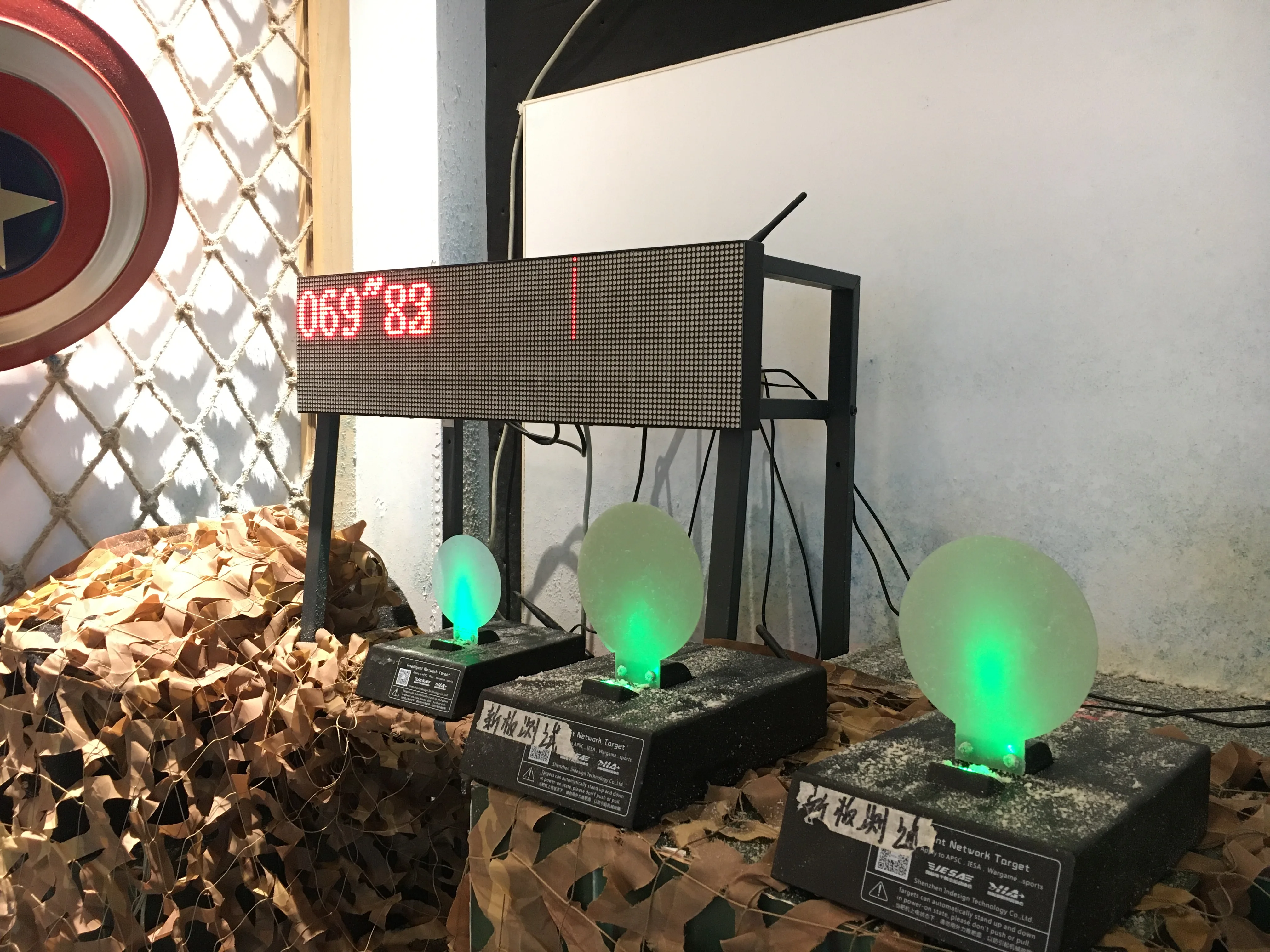 AKP1 auto pop-up metal target for laser shooting dry fire shooting training