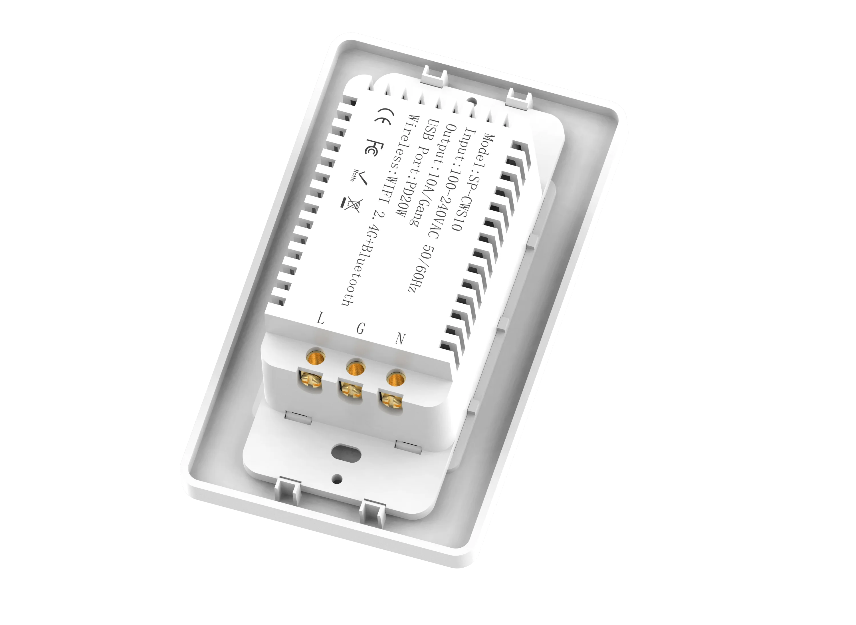 TOWO Best Selling Wholesale CH Wall Smart Socket Wholesale Wifi/Zigbee Tuya 16A Home Security Energy Monitoring Product