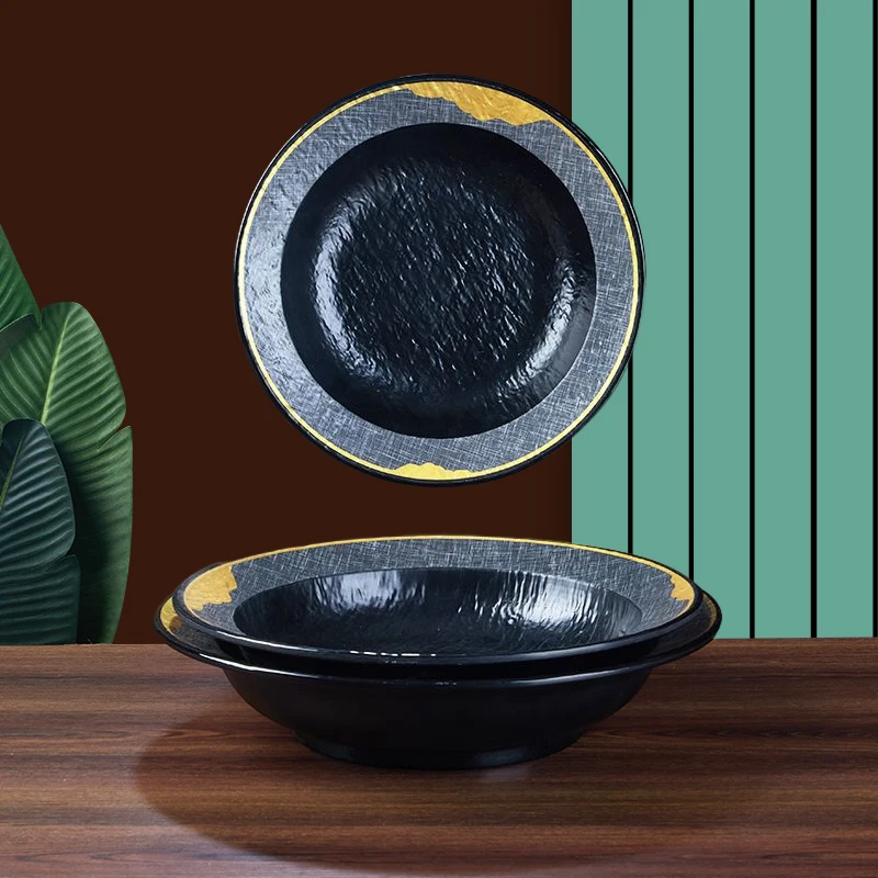 best quality 100% melamine bowls for ramen mixing plastic soup bowl dishwasher save  japanese bowl big buffet